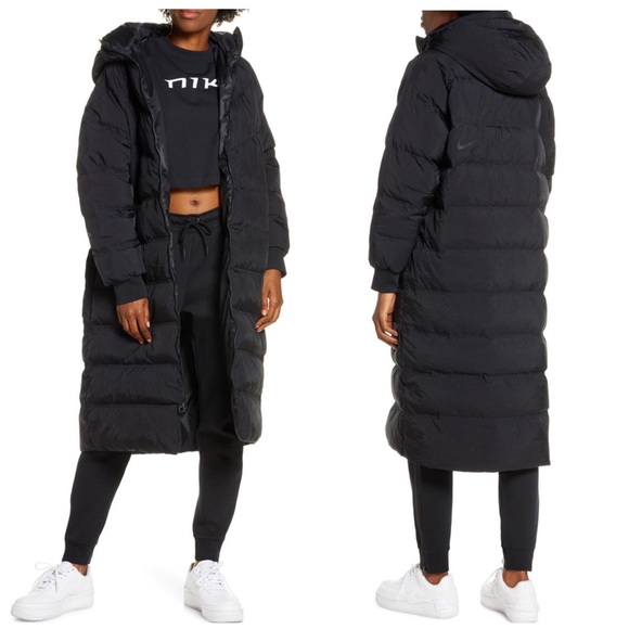 Nike Down-Fill City Long Length Winter Puffer Parka - Picture 1 of 10